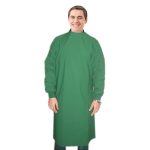 New Doctor gown in full sleeve with rib Back-open tie-able in Cut N Sew Style