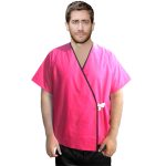Mamography gown front open tieable Chest 50 Inches Length 29 inches and Chest 80 Inches Length 29 inches