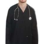 Scrub set 4 pocket v neck full sleeve unisex (2 pkt top, 2 pkt pant)