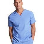 Scrub set 6 pocket solid unisex half sleeve (2 pocket top 4 pocket pant( 2 side pocket 2 back pocket)