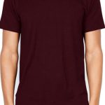 Unisex round neck solid t-shirt-half-sleeves 100 perc cotton