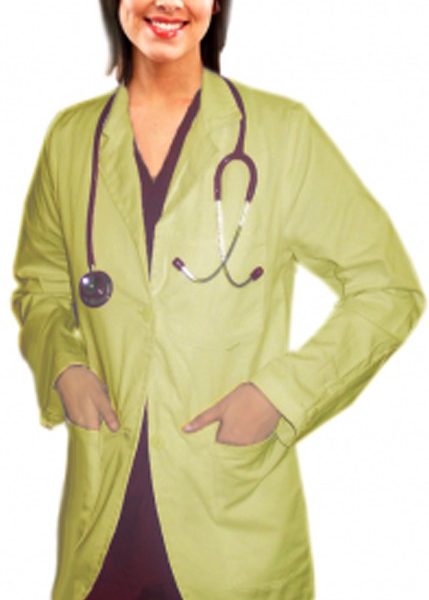 printed lab coats